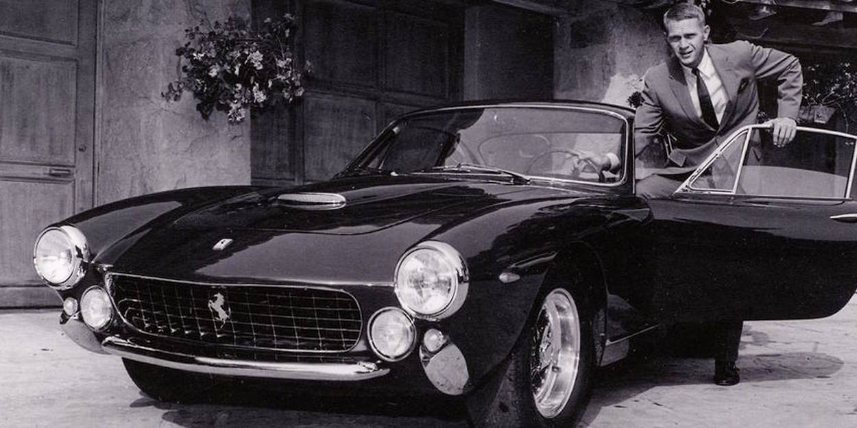 Steve Mcqueen i jego Ferrari 250 Lusso